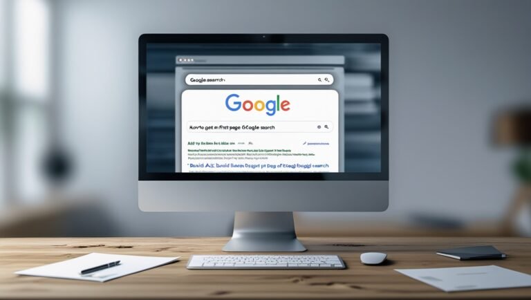 how to get on first page of google search david aziz