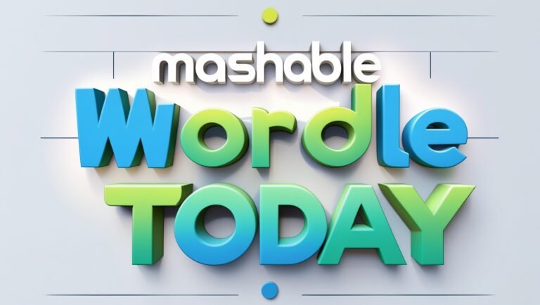 Mashable Wordle Today